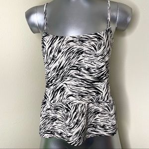 Tank top with peplum NWT